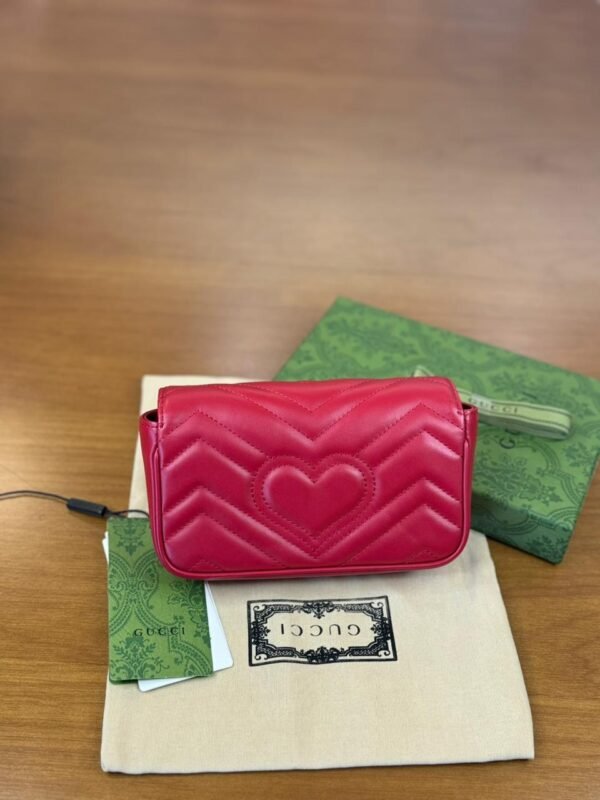 Bolsa GG Marmont Mini - Red - Image 2